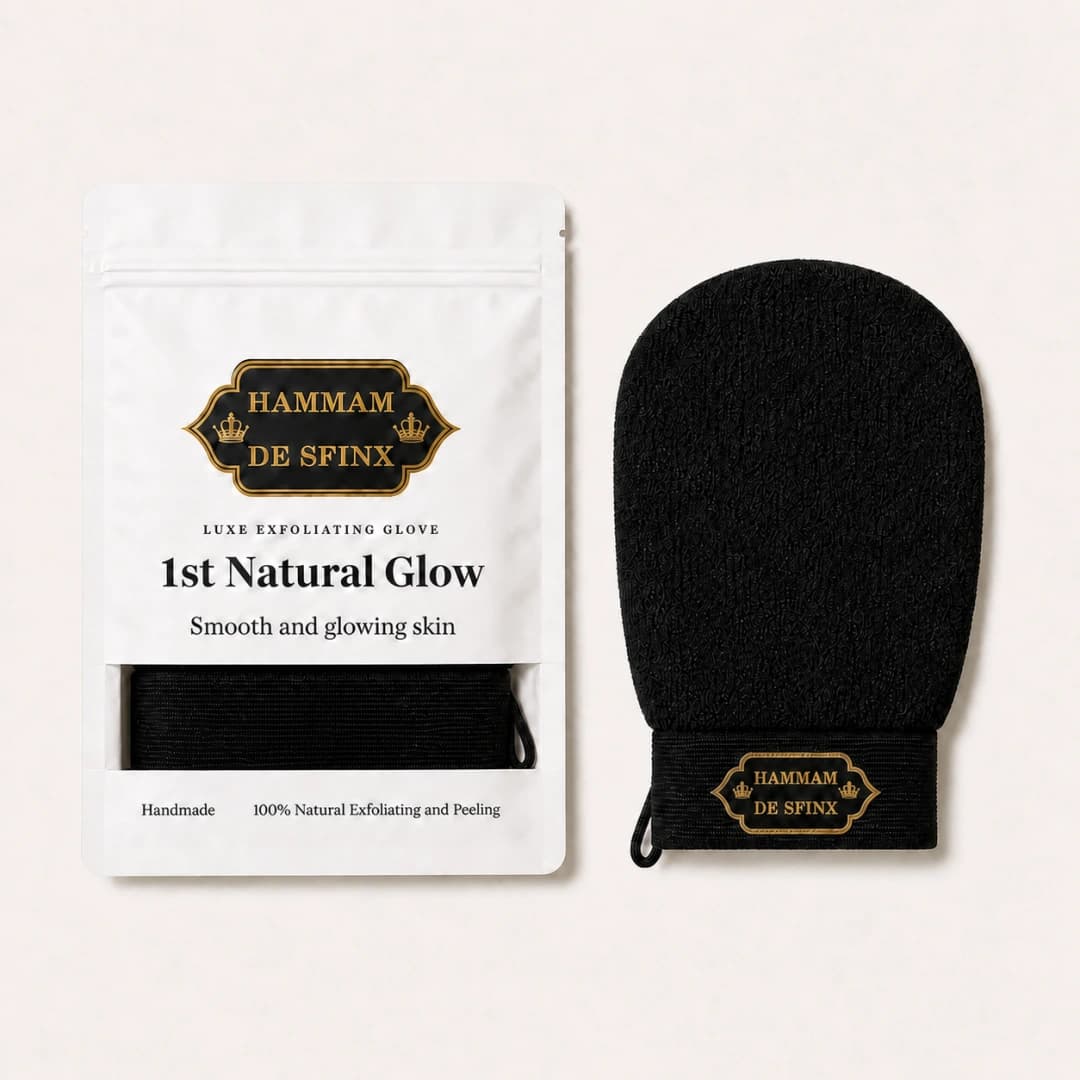 HDS Moroccan scrub glove Black