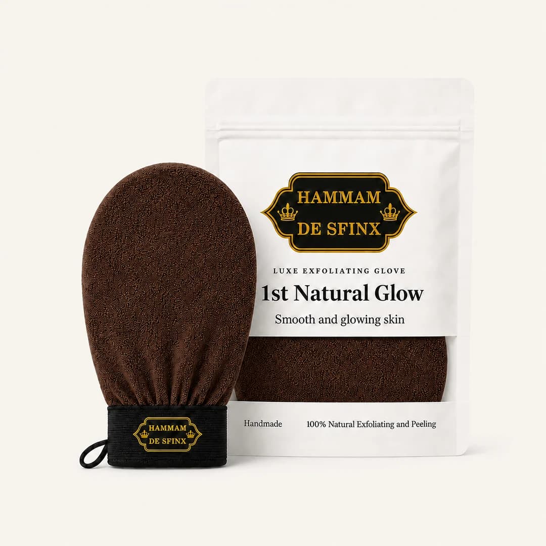 HDS Moroccan scrub glove Brown