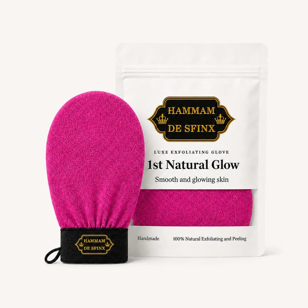 HDS Moroccan scrub glove Fuchsia
