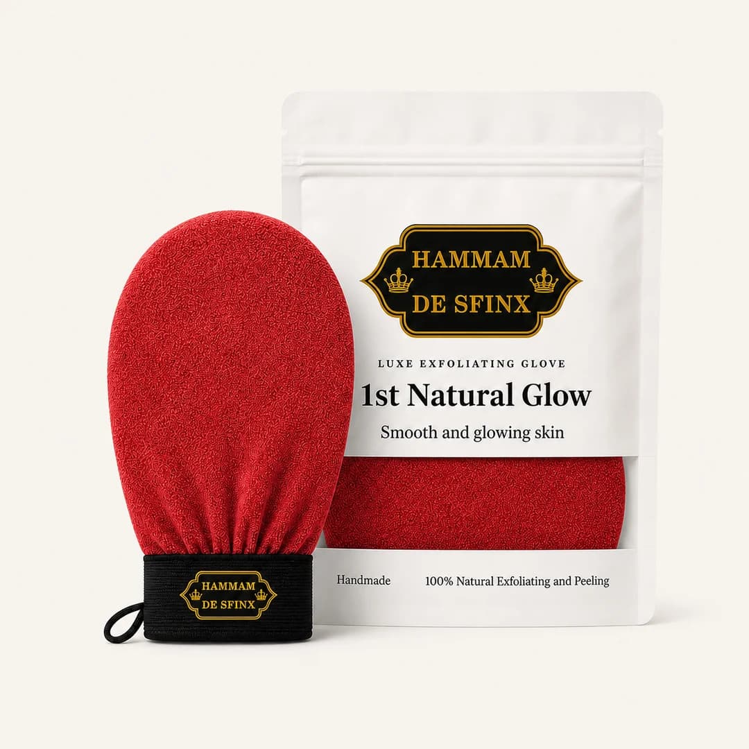HDS Moroccan scrub glove Red