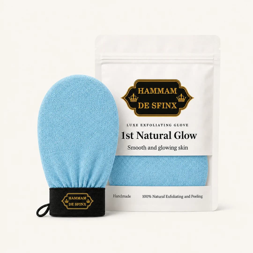 HDS Moroccan scrub glove Sky blue