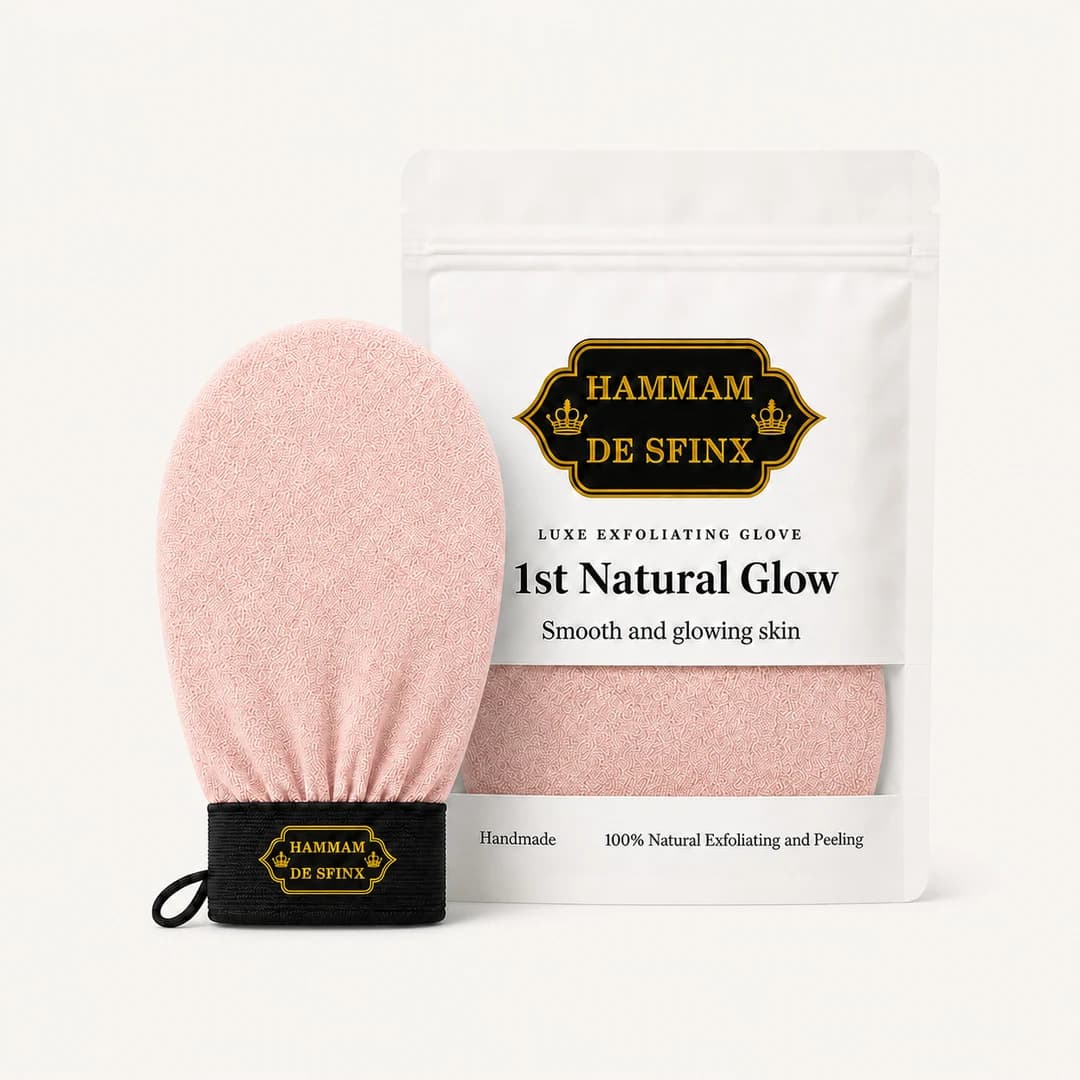 HDS Moroccan scrub glove Soft pink