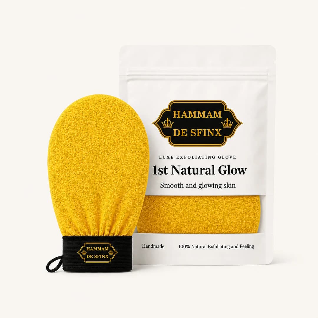 HDS Moroccan scrub glove Yellow